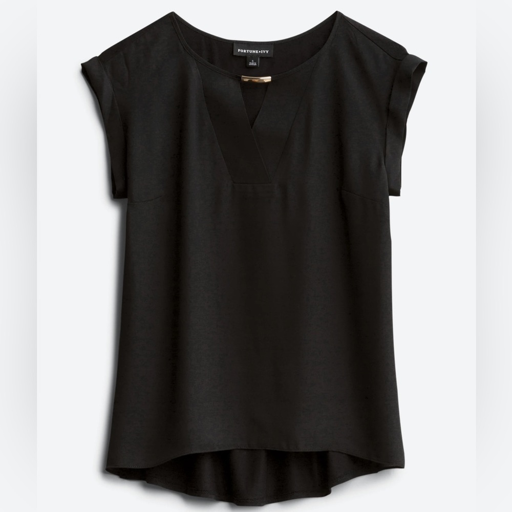 Sleek Black Blouse